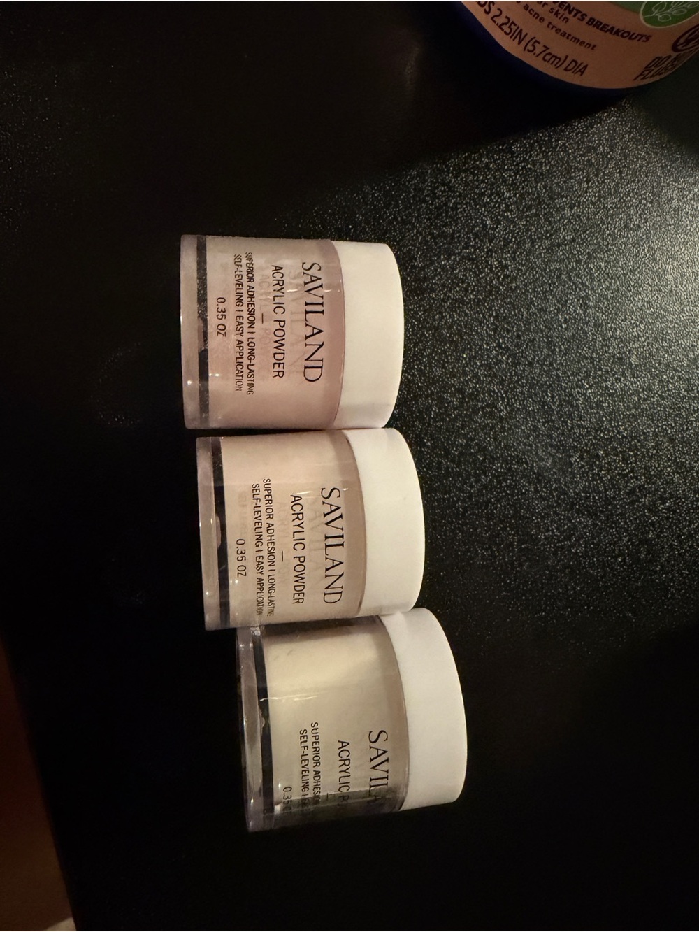 Acrylic Powder Set - Nude, Beige & White - Women Makeup Nail Tools